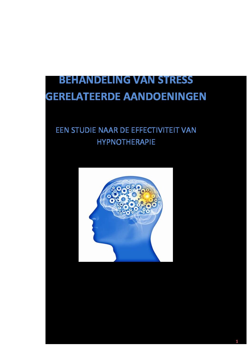 scriptie_stress gerelateerde klachten en Hypnose 19-06-2016